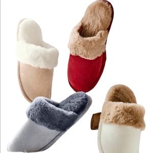 Soft Surroundings Cozy Feel Slippers size S NWT